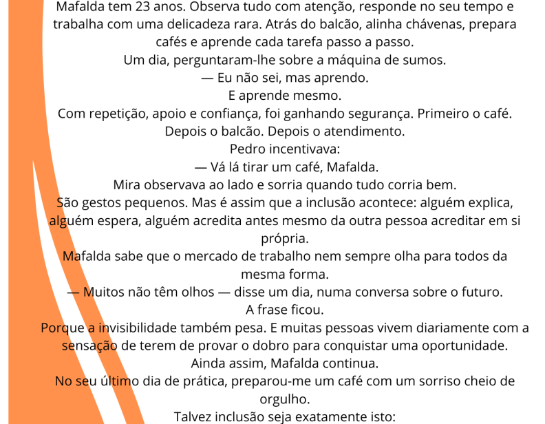 Quando alguém faz espaço, o mundo fica maior